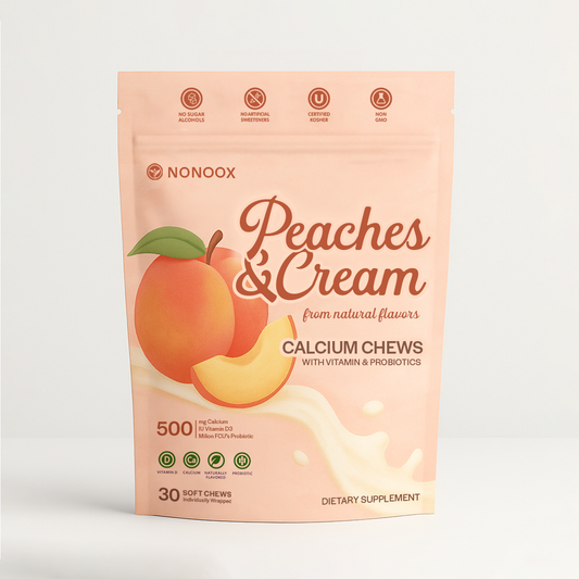 Calcium Soft Chew | Peaches & Cream