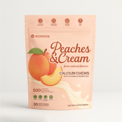 Calcium Soft Chew | Peaches & Cream
